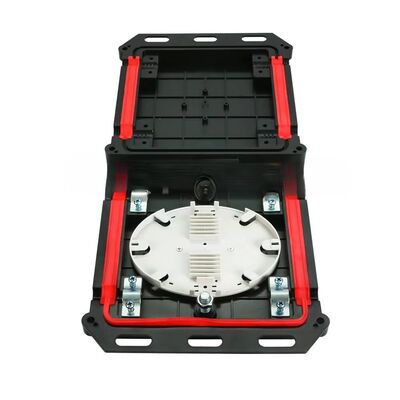 Kwaliteit  Ftth Mini Fiber Cable Joint Box Inline Fiber Optic Cable Splice IP65 24 Core fabriek