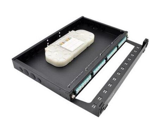 19“ het Flardcomités LC 1U van FTTH MPO MTP het de Modulerek van de Vezelcassette zet op
