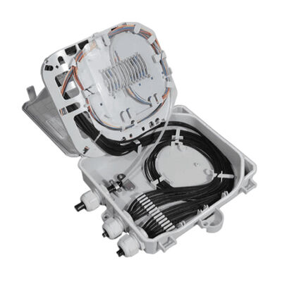 Lichtgrijze vezel Optische Einddoos 12Cores Binnen/Openluchtsc/lc/st/fc