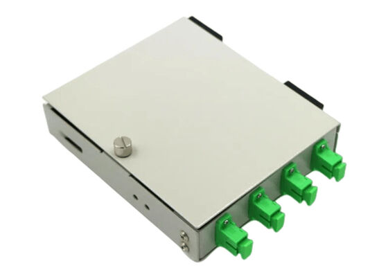 Mini Wall Mount 4 van de de Beëindigingsdoos van de Havenvezel Sc Clamshell FTTD