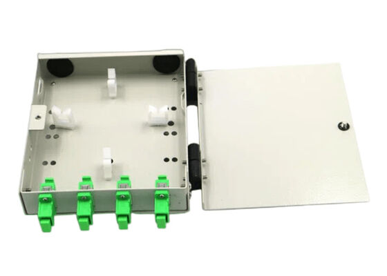 Mini Wall Mount 4 van de de Beëindigingsdoos van de Havenvezel Sc Clamshell FTTD