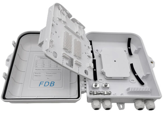 De witte de Dooslc 1x16 PLC van de Vezel Optische Splitser Splitsersmuur zet op