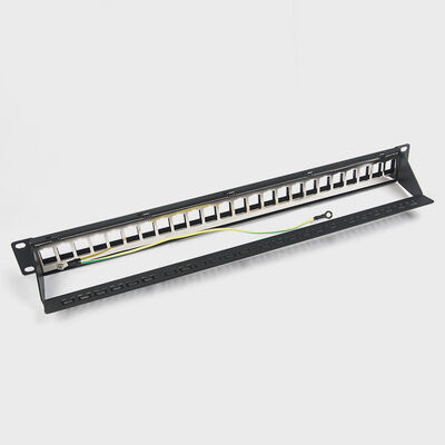 RJ45-Comité van het Netwerkflard 24 Haven1u Hoeksteen C5/C5E C6 met Mangement-Bar
