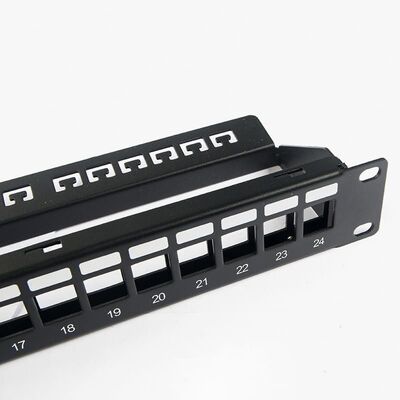 Het lege het Comité van het Netwerkflard Unshielded RJ45 24 Comité van het Haven1u Flard