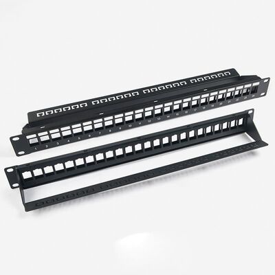 Het lege het Comité van het Netwerkflard Unshielded RJ45 24 Comité van het Haven1u Flard