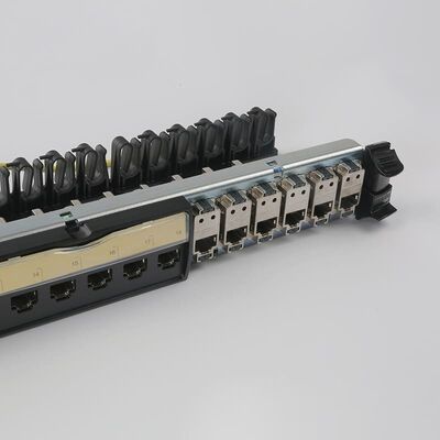 UTP-het Comité van het Netwerkflard het Geïntegreerde RJ45 1U 24 Comité van het Havenflard