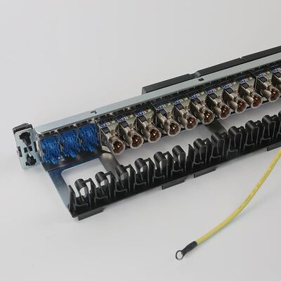 UTP-het Comité van het Netwerkflard het Geïntegreerde RJ45 1U 24 Comité van het Havenflard
