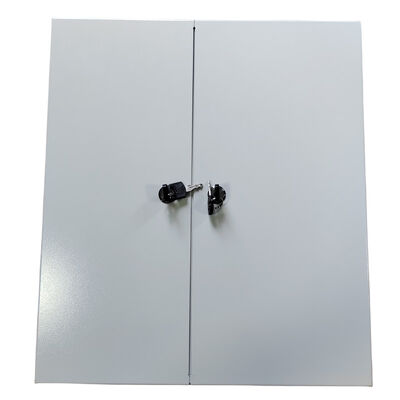 Wandmontage 72 vezels Optisch verdeelframe Metalen dubbele deuren Dubbele sloten