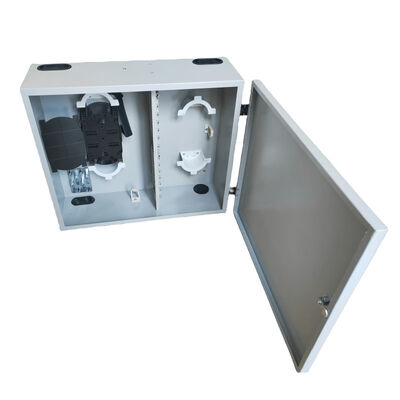 LC/DX One Door Wall Mount Fiber Optic Enclosure APC/UPC Grey ODF 72Port 144Core