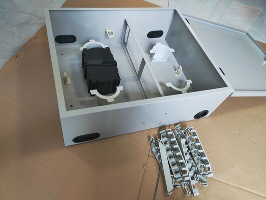 LC/DX One Door Wall Mount Fiber Optic Enclosure APC/UPC Grey ODF 72Port 144Core