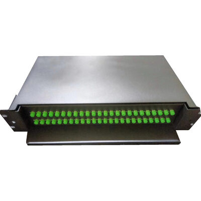 48C FC APC glijdend rekmontage optisch patch paneel met G652D/G657A1