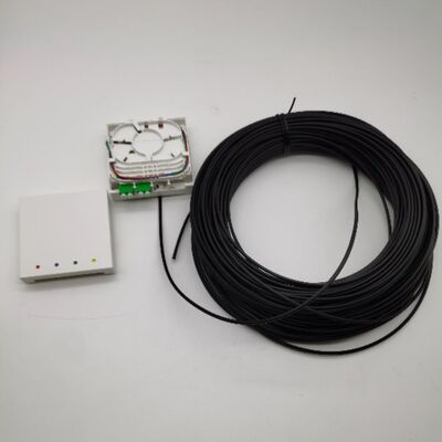 LC/APC Preconnectorized Fiber Termination Boxes 4 Fibers 10-100M Wall Outlet Box 4fo