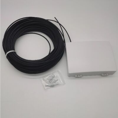 6Cores LC/APC Pre-Connectorized optische distributiebox 6Fibers Wall Outlet PTO Box