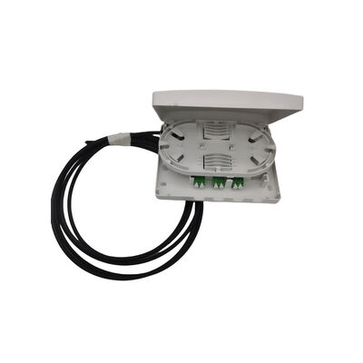 6 poorten Compact Fiber Termination Box Kit Afhankelijk van de gekozen muur uitlaat