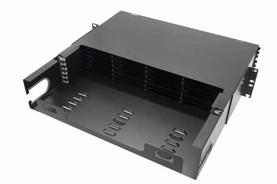 4U 576 Cores MTP MPO -LC Patchpaneel ODF Chassis behuizing Schuiftype voor 48 Cassettes