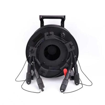 4 6 8 12 24 Core Single Mode OS2 Tactisch Gepantserde Glasvezelkabel Reel LC SC Connector TPU Patchkabel voor Novastar LED Wand