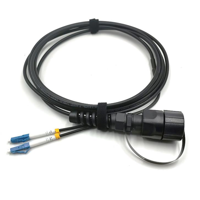 Ip68 FTTA ODVA LC naar DLC UPC APC 5.0mm Buiten Gepantserde Waterdichte Glasvezel Jumper Patchkabel