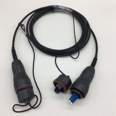 Ip68 FTTA Fullaxs DLC naar Fullaxs DLC 4.8mm Outdoor Gepantserde Waterdichte Fiber Jumper Patch kabel